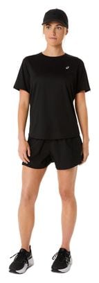 Maillot Manches Courtes Asics Core Run Noir Femme