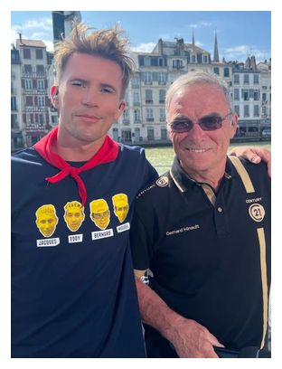 Blauw Tour de France Iconen T-Shirt