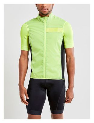 Veste coupe-vent Craft Essence Light Bike Jaune 