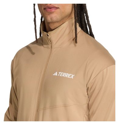 Adidas Terrex Multi Climawarm Thermal Jacket Brown Man | Alltricks.com