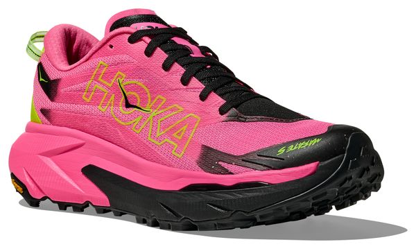 Hoka Mafate 5 Scarpe da trail rosa/nero da donna