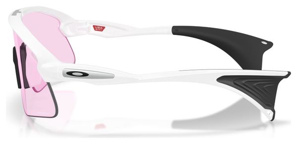Occhiali Oakley Stunt Devil - Bianco opaco / Prizm Low Light / Ref : OO9517-07