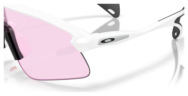 Occhiali Oakley Stunt Devil - Bianco opaco / Prizm Low Light / Ref : OO9517-07