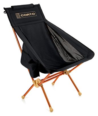 Corto XL klapstoel zwart