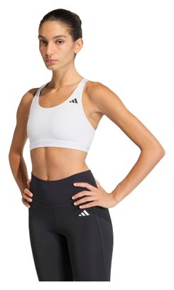 adidas Optime Essentials Medium Support Bra White Women's