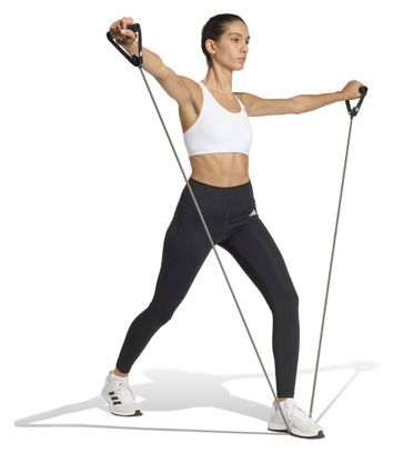 adidas Optime Essentials Medium Support Bra White Women's