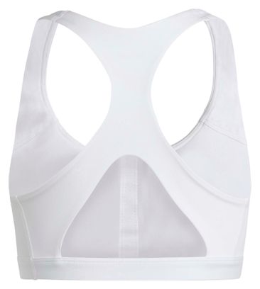 adidas Optime Essentials Medium Support Bra White Women's