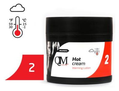 QM SPORTS Q2 Crème Chauffante Médium