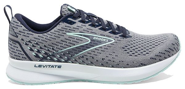 Brooks Levitate 5 Laufschuhe Grau Blau Damen