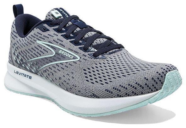 Brooks Levitate 5 Running Shoes Gray Blue Women