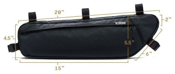 Holman Chrome Frame Bag L/XL Black XRF