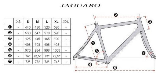 Cadre carbone Felino Jaguaro + fourche