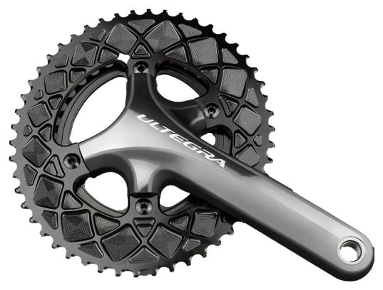 AbsoluteBlack Premium Round Road 110x4 BCD Chainring for Shimano Dura Ace / Ultegra 11S Transmission Black