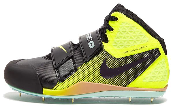 Nike Zoom Javelin Elite 3 Track &amp; Field Schoenen Zwart Geel Unisex