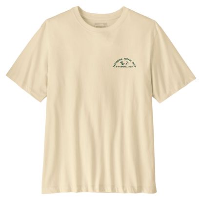 Patagonia Repair Shop Men's Beige Short-Sleeve T-Shirt