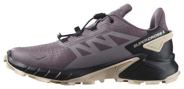 Chaussures de Trail Salomon Supercross 4 Violet Noir Femme