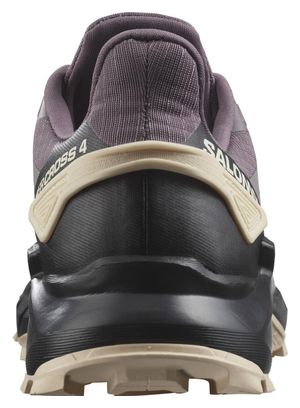 Salomon Supercross 4 Women's Purple Black Trail Shoes