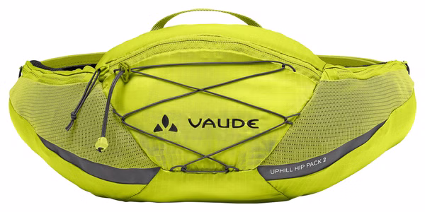 Vaude Uphill Hip Pack 2L heuptasje, neon groen 