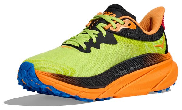 Hoka Challenger 7 Trailrunning-Schuhe Gelb Orange Schwarz Herren