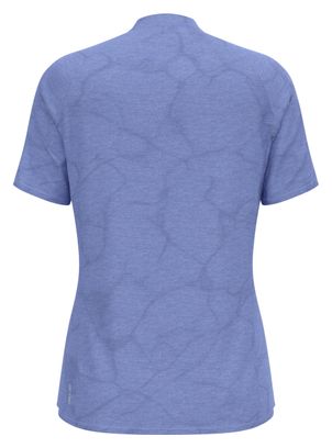 Dames Odlo Ascent Chill-Tec Polo Blauw