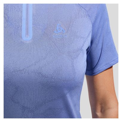 Dames Odlo Ascent Chill-Tec Polo Blauw