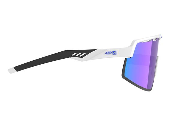 Lunettes AZR Speed RX Blanc Vernis / Verre Bleu