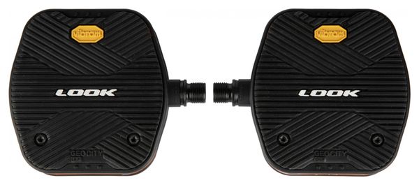 Look Geo City Grip Vision Flat Pedals Black