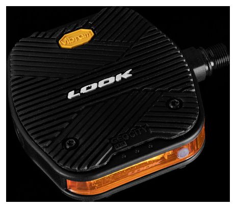 Look Geo City Grip Vision Flat Pedals Black