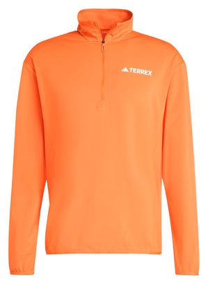 Haut thermique 1/2 zip adidas Terrex Multi Climawarm Orange Homme