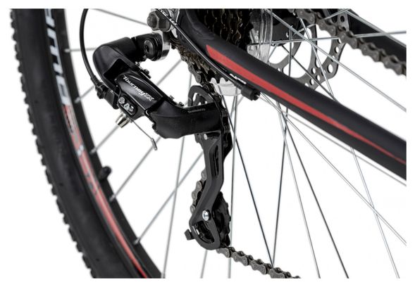 VTT semi-rigide 29'' Xceed noir-rouge TC 46 cm KS Cycling