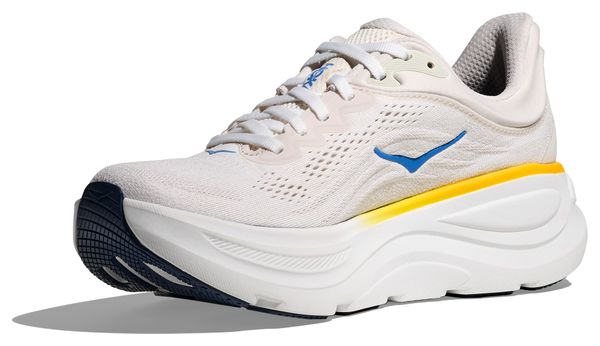 Hoka Bondi 9 Running Shoes White/Orange Women's