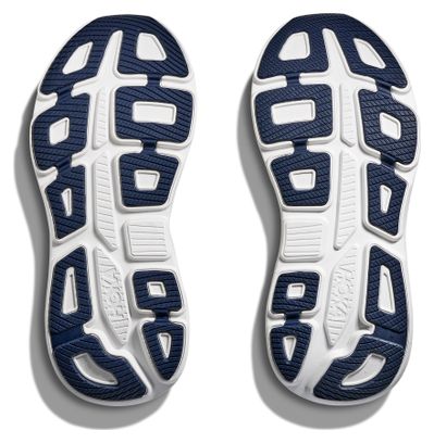 Hoka Bondi 9 Running Shoes White/Orange Women's