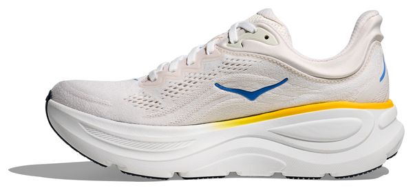 Hoka Bondi 9 Running Shoes White/Orange Women's