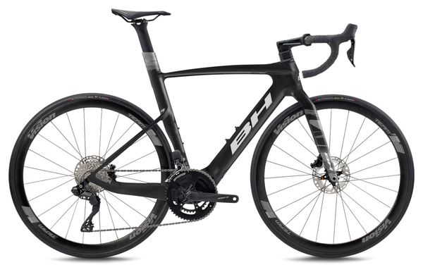 Electric Road Bike BH iAerolight 1.7 Shimano 105 Di2 12V 420Wh 700mm Black 2024