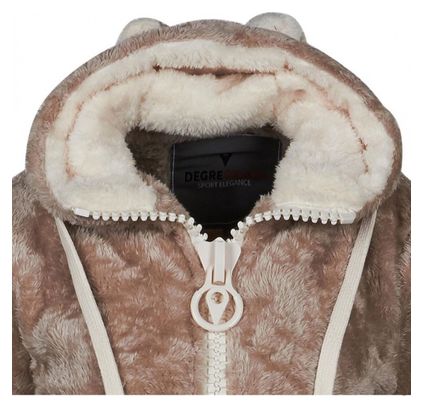 Veste Polaire à Capuche Femme Areli Taupe