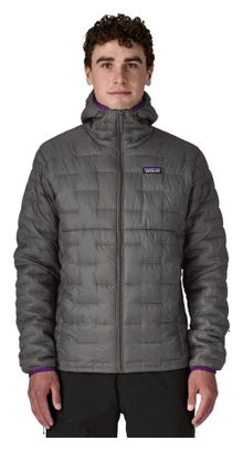 Heren Patagonia Micro Puff Hoody Grijs