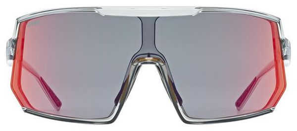 Brille Uvex Sportstyle 235 Grau/Rot Spiegel