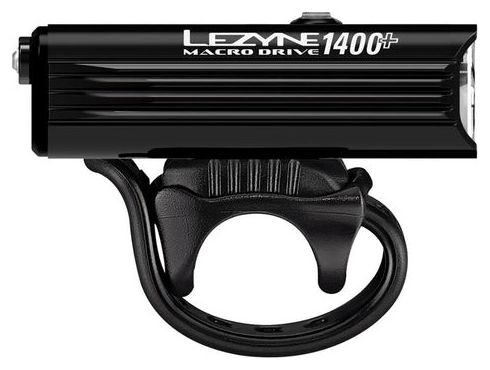 Lezyne Macro Drive 1400+ Kit de iluminación frontal / Infinite Light Power Pack+ Batería / Soporte compatible con GoPro