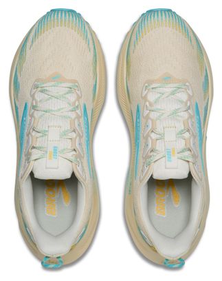 Zapatillas Brooks Ghost Trail Beige/Azul, Mujer
