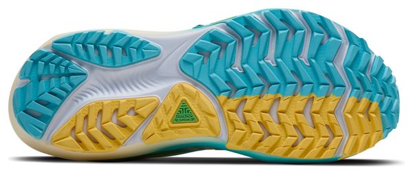 Zapatillas Brooks Ghost Trail Beige/Azul, Mujer