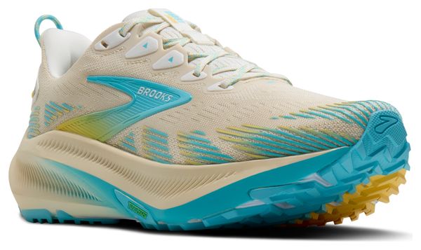 Zapatillas Brooks Ghost Trail Beige/Azul, Mujer