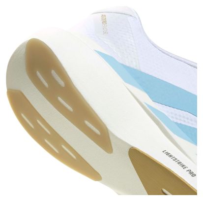 Chaussures Running adidas Adizero Evo SL Blanc/Bleu Femme