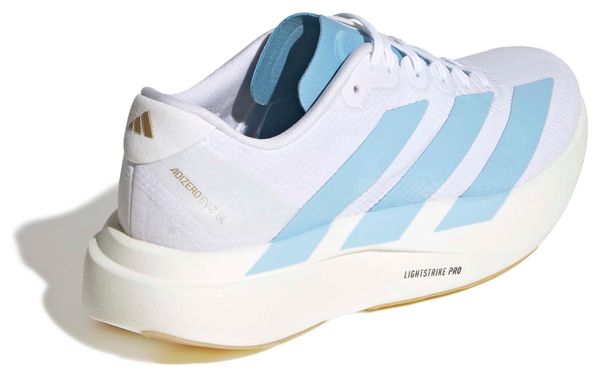 Chaussures Running adidas Adizero Evo SL Blanc/Bleu Femme