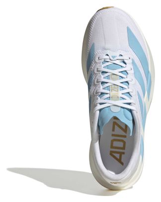 Chaussures Running adidas Adizero Evo SL Blanc/Bleu Femme