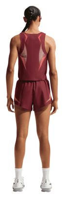 Débardeur Crop Nike AeroSwift Rouge Femme