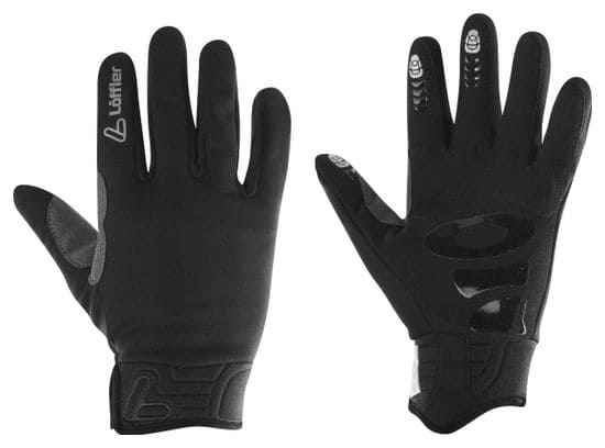 Gants Loeffler Gants WS Warm-softshell-Gore-Tex-Noir