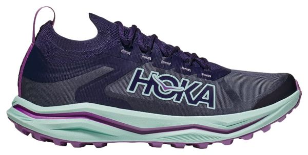 Trail Running Schuh Women Hoka Zinal 2 Blau Violett