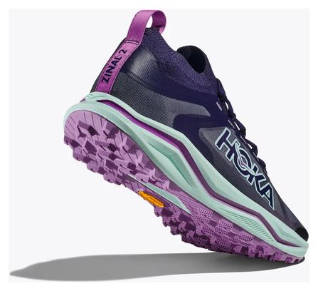 Women's Trail Running Shoes Hoka Zinal 2 Blue Violet