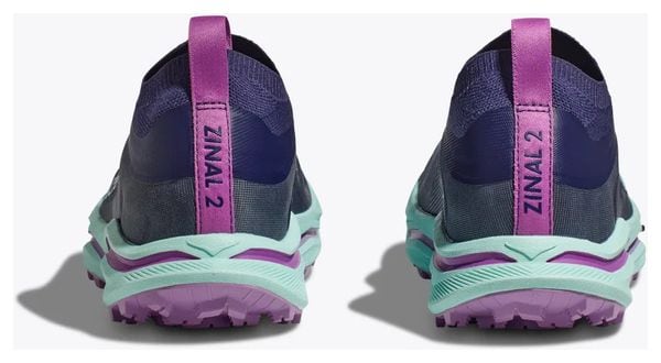 Chaussures de Trail Running Femme Hoka Zinal 2 Bleu Violet