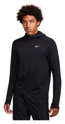 Nike Dri-Fit UV Element Schwarzes Thermo-Kapuzenoberteil